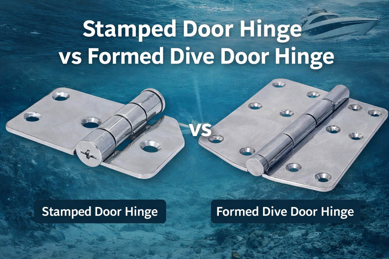 Stamped Door Hinge vs Formed Dive Door Hinge