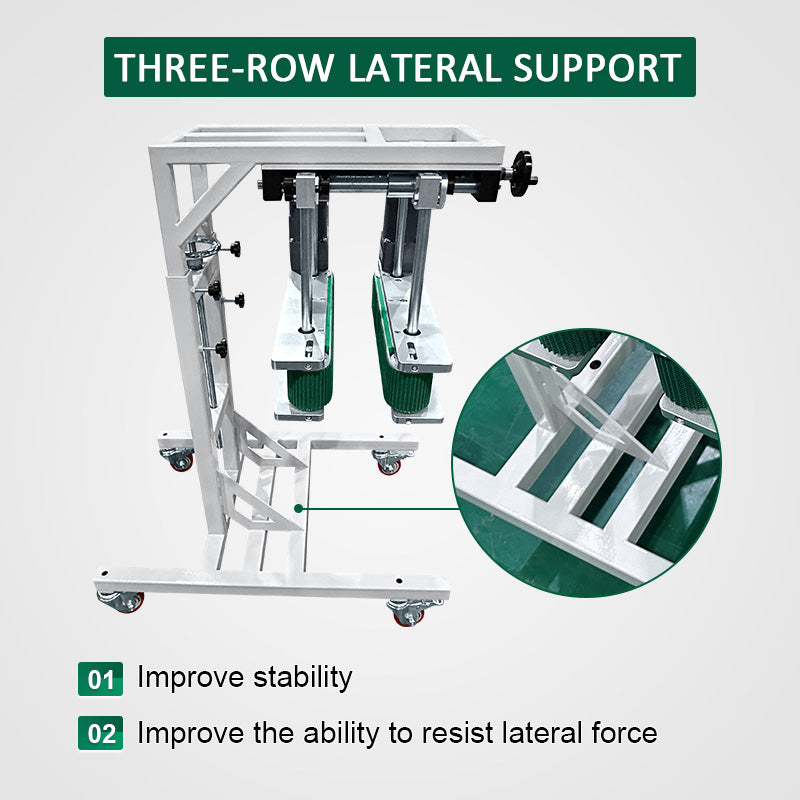 NEXDUSTRY Bottomless Hugger Belt Conveyor for Bottle and Package Side Gripping