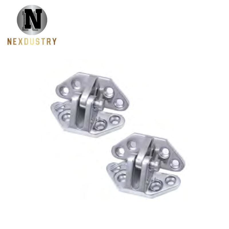 Nexdustry SS 316 Marine Angle Base Hatch Hinge for Boat & Yacht Deck Hatch