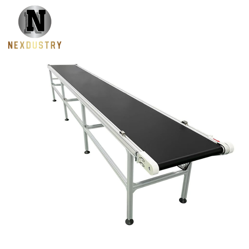 NEXDUSTRY 39″ × 8″ PVC Industrial Flat Belt Conveyors System