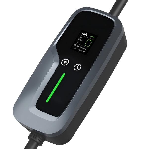 Home Emergency Type 2 Portable EV Charger with LCD screen