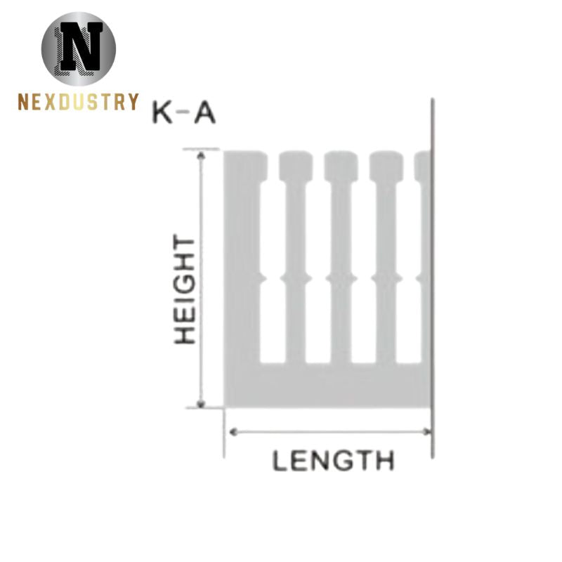 Nexdustry Narrow Slot PVC Trunking with One Slot Line